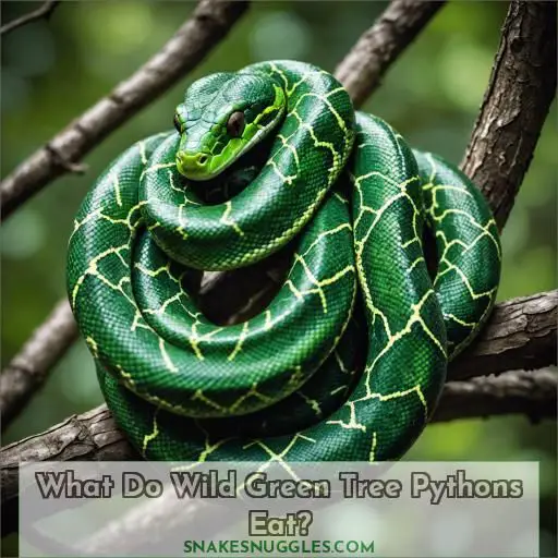 What Do Wild Green Tree Pythons Eat