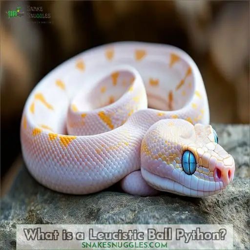 What is a Leucistic Ball Python