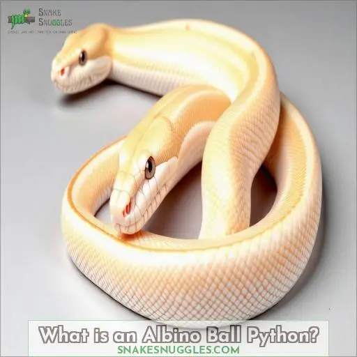 What is an Albino Ball Python
