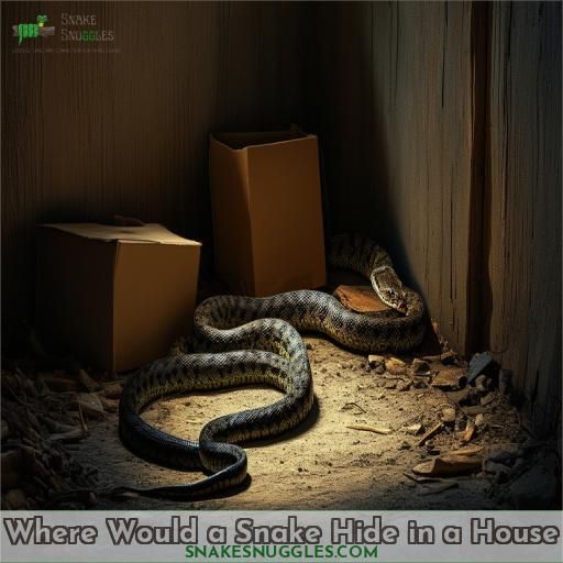 Where Would a Snake Hide in a House