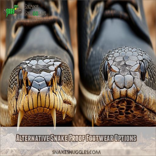 Alternative Snake Proof Footwear Options