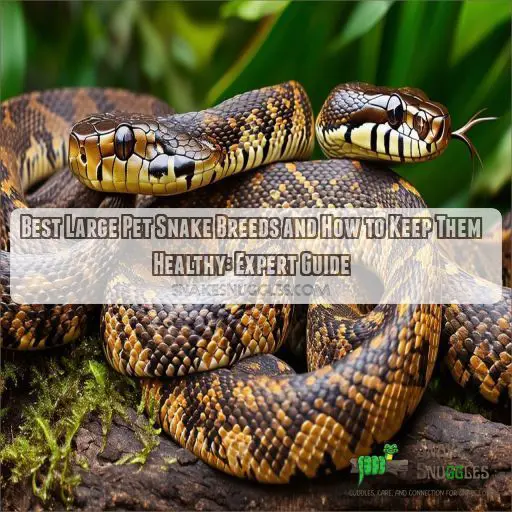 best large pet snake breeds and how to keep them healthy