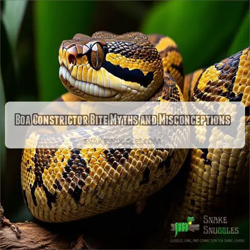 Boa Constrictor Bite Myths and Misconceptions