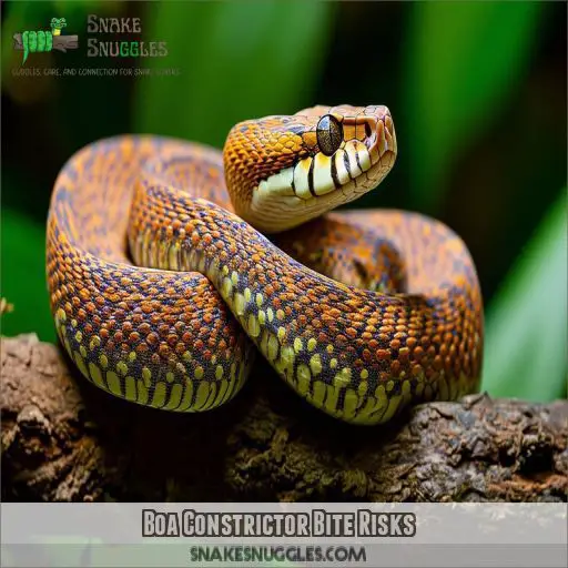 Boa Constrictor Bite Risks