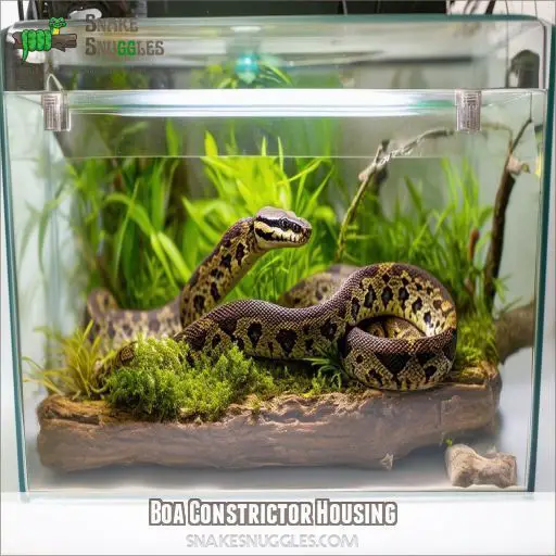 Boa Constrictor Housing