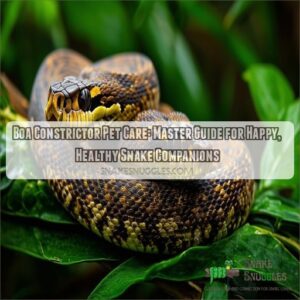 boa constrictor pet care