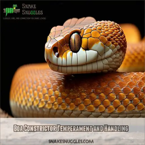 Boa Constrictor Temperament and Handling