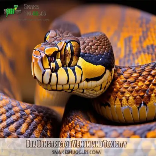 Boa Constrictor Venom and Toxicity