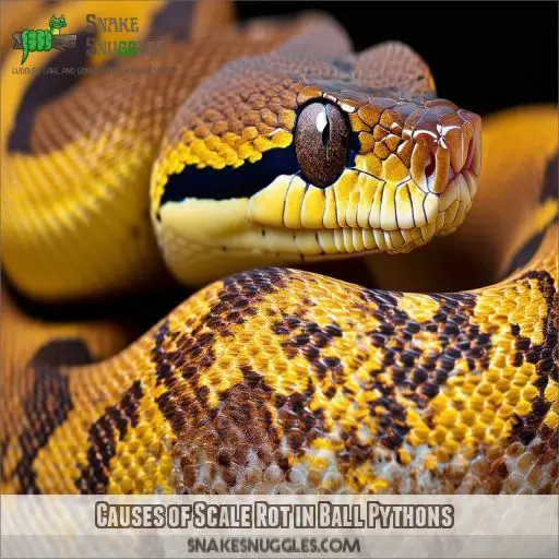 Causes of Scale Rot in Ball Pythons