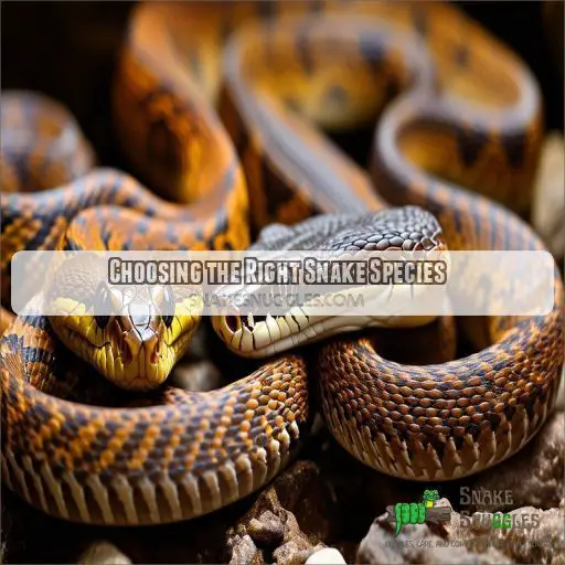 Choosing the Right Snake Species