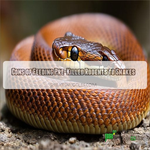 Cons of Feeding Pre-Killed Rodents to Snakes