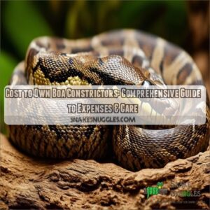 cost to own boa constrictors