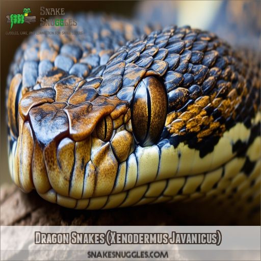 Dragon Snakes (Xenodermus Javanicus)