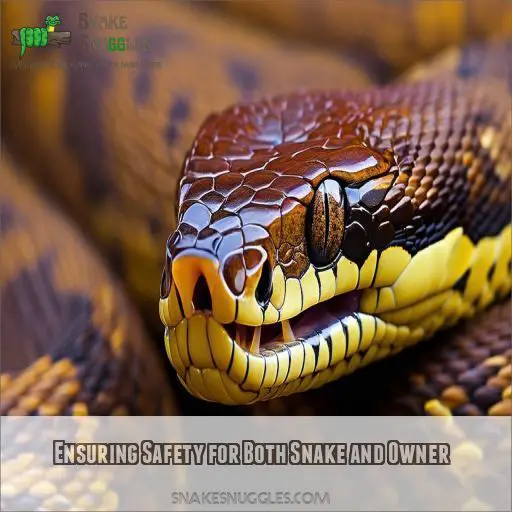 Ensuring Safety for Both Snake and Owner