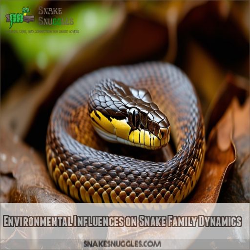 Environmental Influences on Snake Family Dynamics