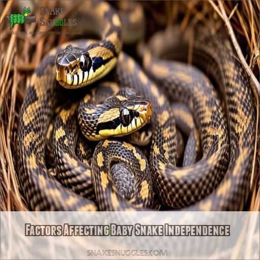 Factors Affecting Baby Snake Independence