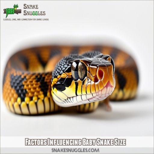 Factors Influencing Baby Snake Size