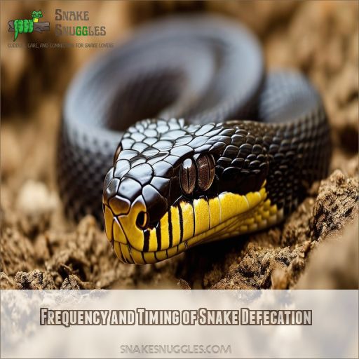 Frequency and Timing of Snake Defecation