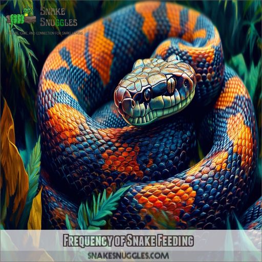 Frequency of Snake Feeding