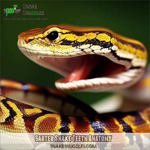 Garter Snake Teeth Anatomy