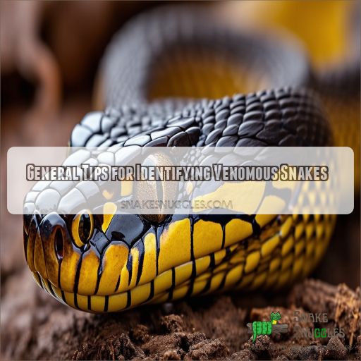 General Tips for Identifying Venomous Snakes