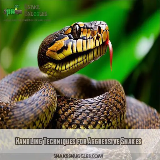 Handling Techniques for Aggressive Snakes