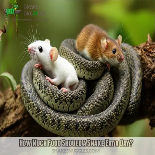 How Much Food Should a Snake Eat a Day