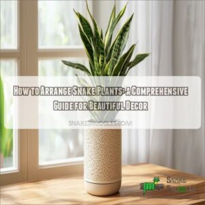 how to arrange snake plant