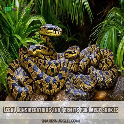 Legal Considerations and Permits for Large Snakes