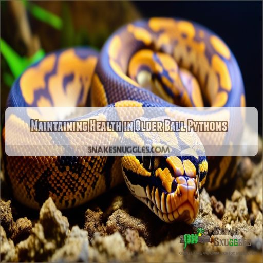 Maintaining Health in Older Ball Pythons
