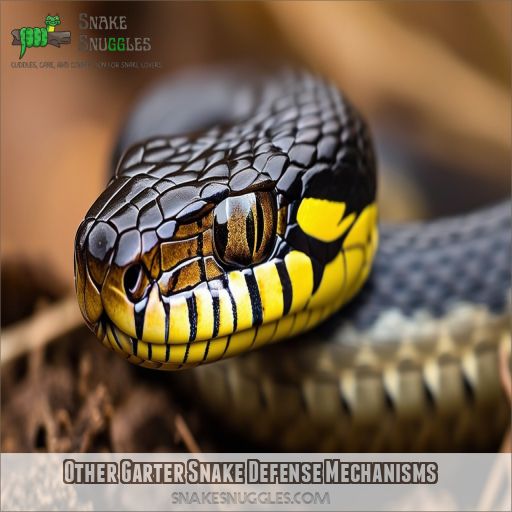 Other Garter Snake Defense Mechanisms