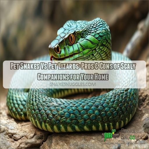 pet snakes vs pet lizards