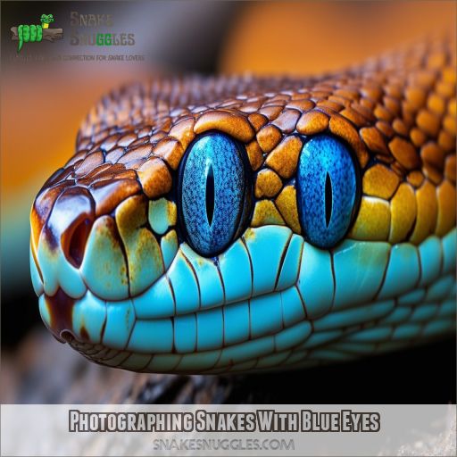 Photographing Snakes With Blue Eyes