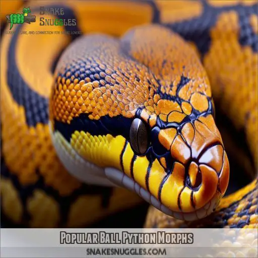 Popular Ball Python Morphs