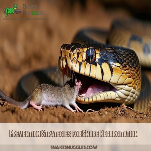 Prevention Strategies for Snake Regurgitation