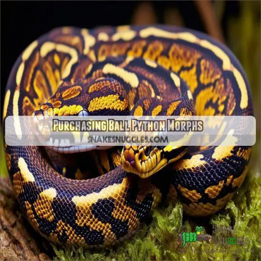 Purchasing Ball Python Morphs