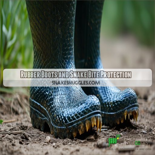 Rubber Boots and Snake Bite Protection