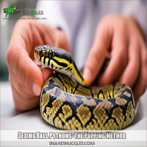 Sexing Ball Pythons: the Popping Method
