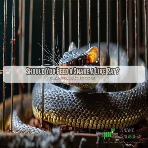 Should You Feed a Snake a Live Rat