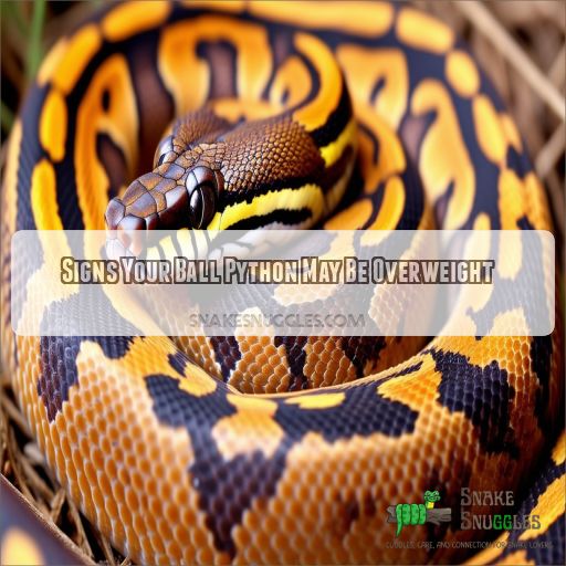 Signs Your Ball Python May Be Overweight
