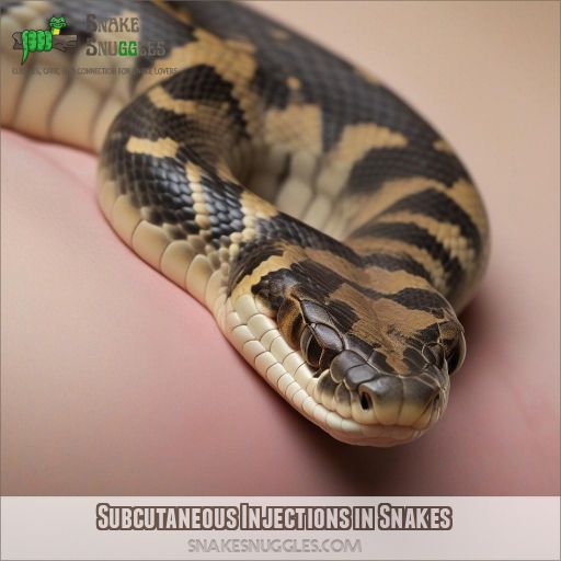 Subcutaneous Injections in Snakes
