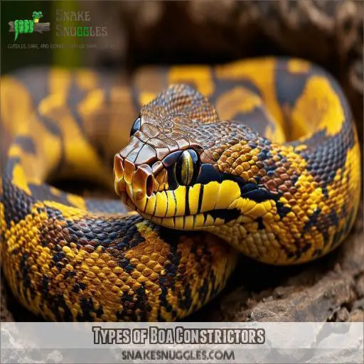 Types of Boa Constrictors