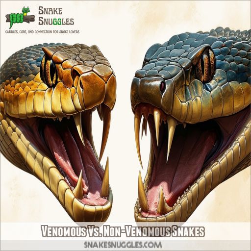 Venomous Vs. Non-Venomous Snakes