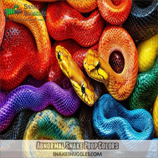Abnormal Snake Poop Colors