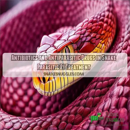 Antibiotics and Antiparasitic Drugs in Snake Parasitic RI Treatment