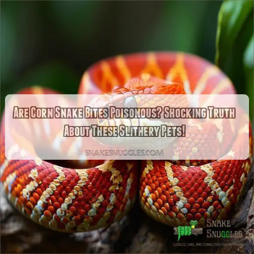 are corn snake bite poisonous