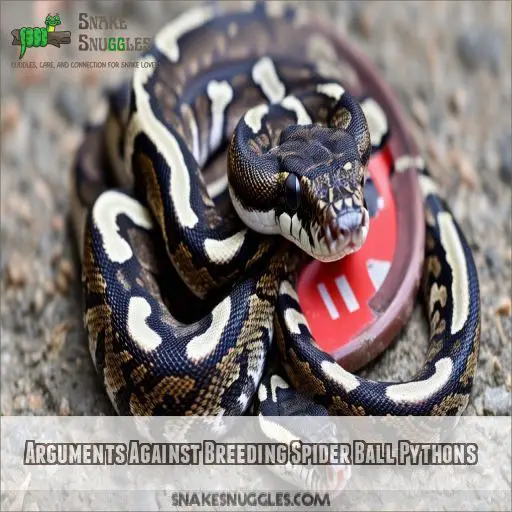 Arguments Against Breeding Spider Ball Pythons