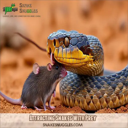 Attracting Snakes With Prey