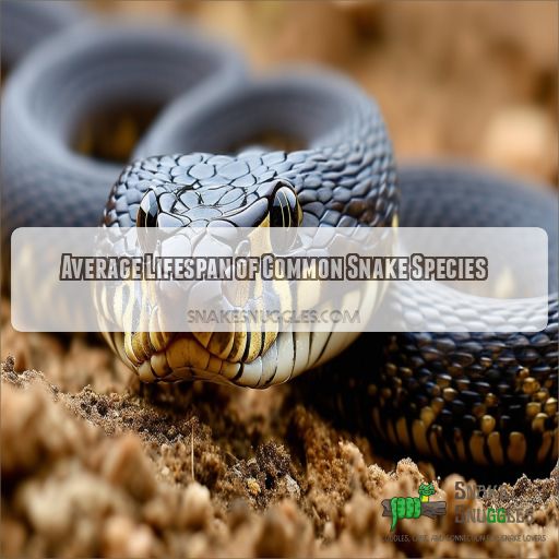 Average Lifespan of Common Snake Species