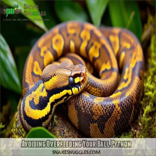 Avoiding Overfeeding Your Ball Python